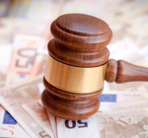 Rechtershamer op euro-biljetten